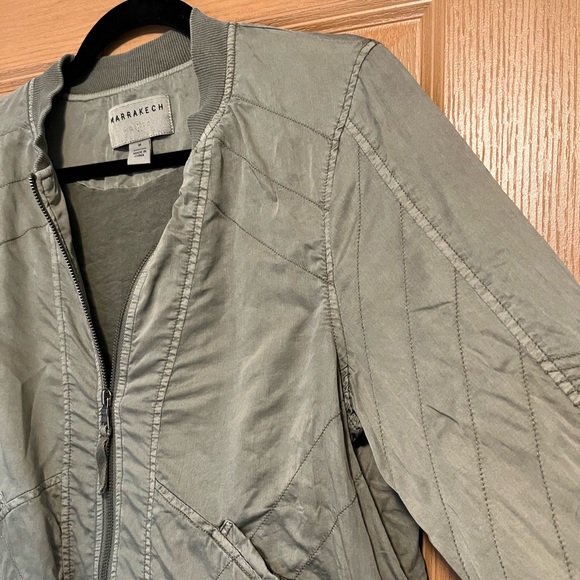 Anthropologie Marrakech Full Zip Andi Bomber Jacket - Picture 6 of 14